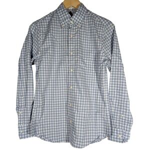 J Crew Slim Untucked Secret Wash Gingham Button‎ Down Shirt XS